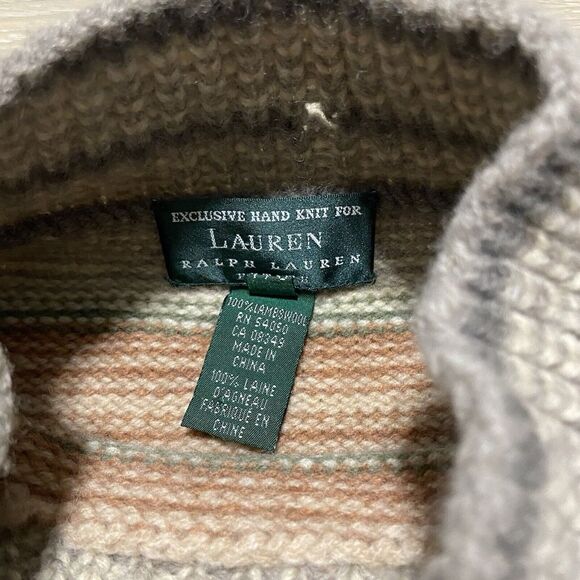 Polo Ralph Lauren Knit Sweater Southwestern Aztec Women's Size Small - Picture 2 of 5